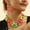rainbow, variant on Classic Fashion Aluminum Chain Necklace Earring Set Mother's Day Gift Party Fashion Outward Travel World Cup Clothing Accessories