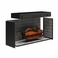 thumbnail image 4 of Ameriwood Home Sheffield Fireplace Mantel TV Stand for TVs up to 55", Black Oak, 4 of 10