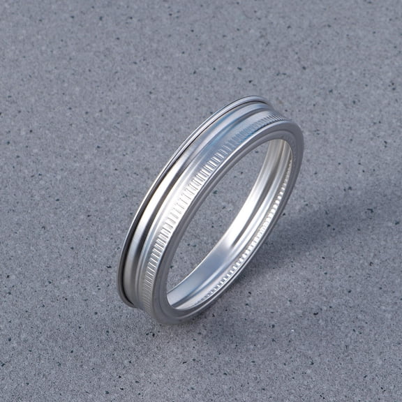 BESTYASH 12Pcs Stainless Steel Screw Bands Rings Rustproof for Fermenting and Canning Jars