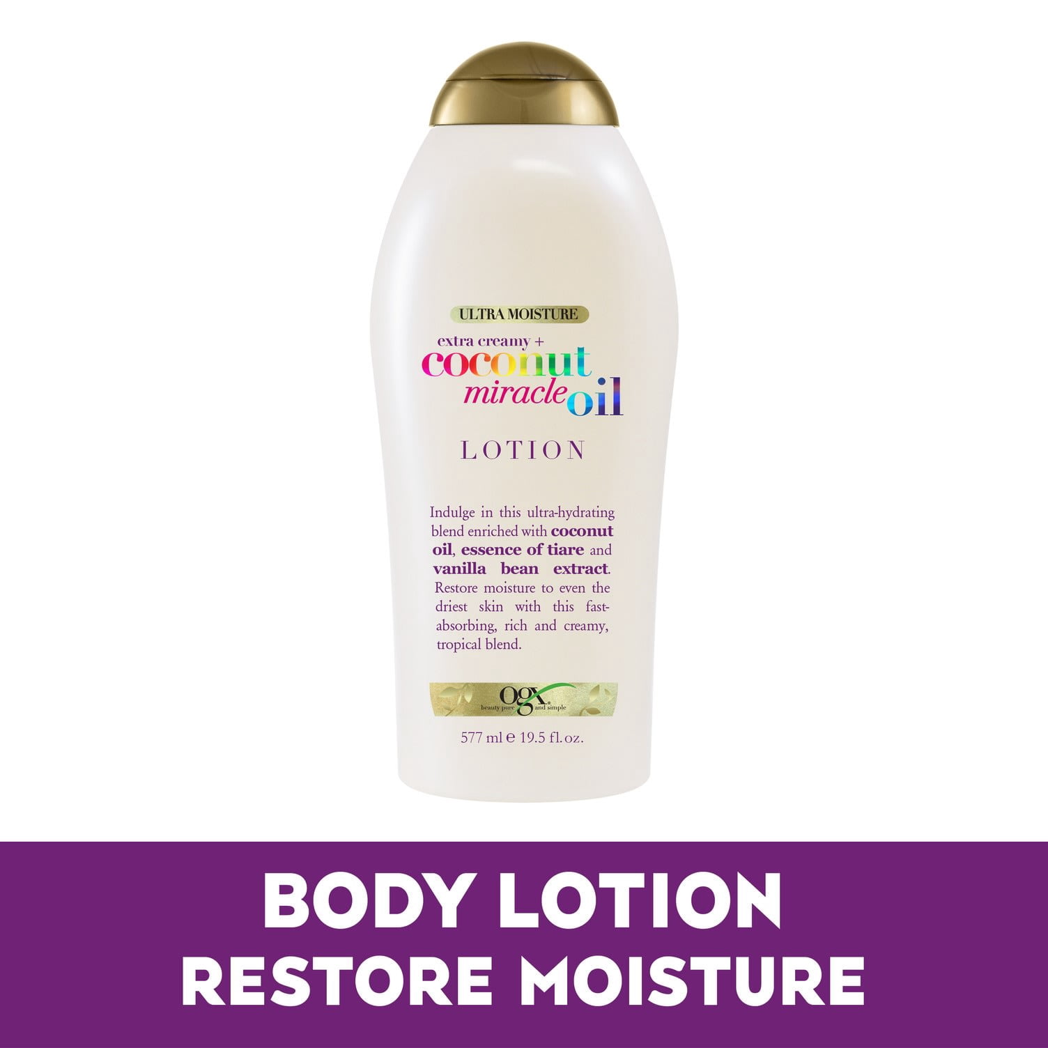 OGX Extra Creamy + Coconut Miracle Oil Body Lotion