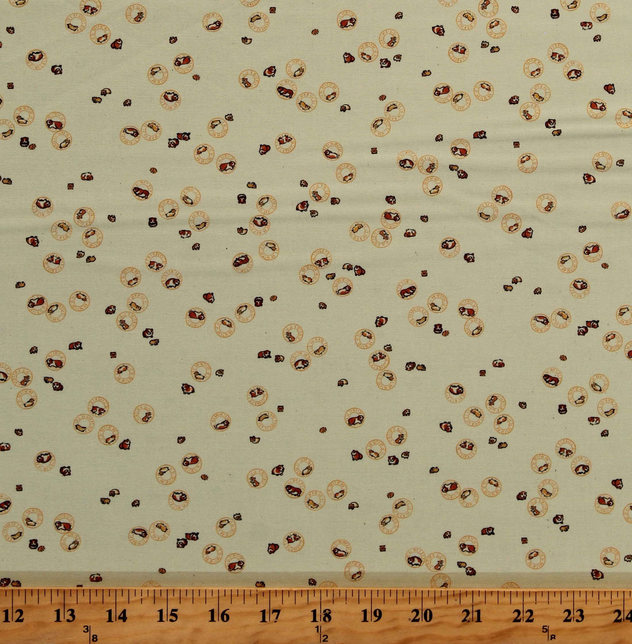 Cotton Hamsters Wheels Tiny Guinea Pigs Pets Petit Mint Green Cotton