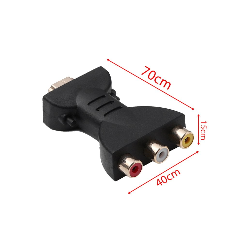 OPKALL AV Digital Signal HDMI-compatible To 3 RCA Audio Ad Ter Component  Converter Video For PC Projector Tablet Computers - Walmart.com