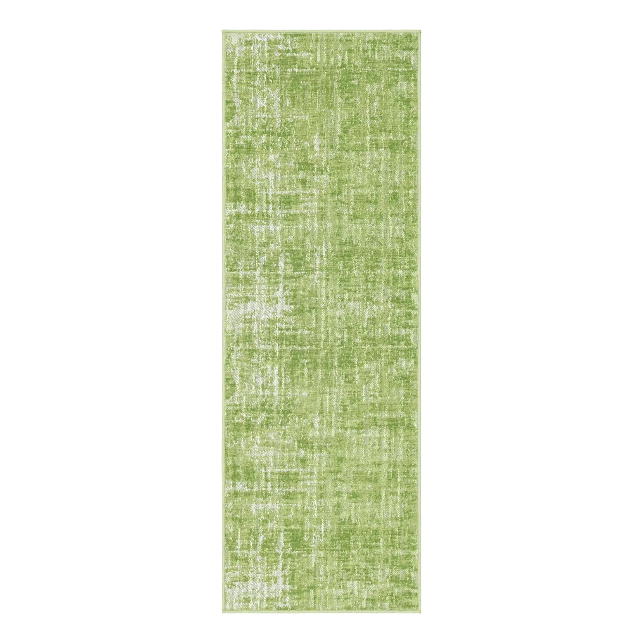 Unique Loom Valencia Collection Area Rug - Seville (2' x 6' 1" Runner Green/Ivory)