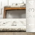 thumbnail image 3 of nuLOOM Adahlia Checkered Wool Area Rug, 5' x 8', Ivory, 3 of 9