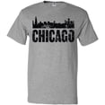thumbnail image 3 of Inktastic Chicago Skyline Grunge T-Shirt, 3 of 5