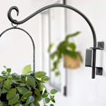 thumbnail image 3 of Swivel Plant Hanger Bracket: 12-Inch Bird Feeder Hanger for Outdoor Wall Mount - Heavy-Duty Outside Plant Hook for Hanging Flower Baskets, 3 of 30