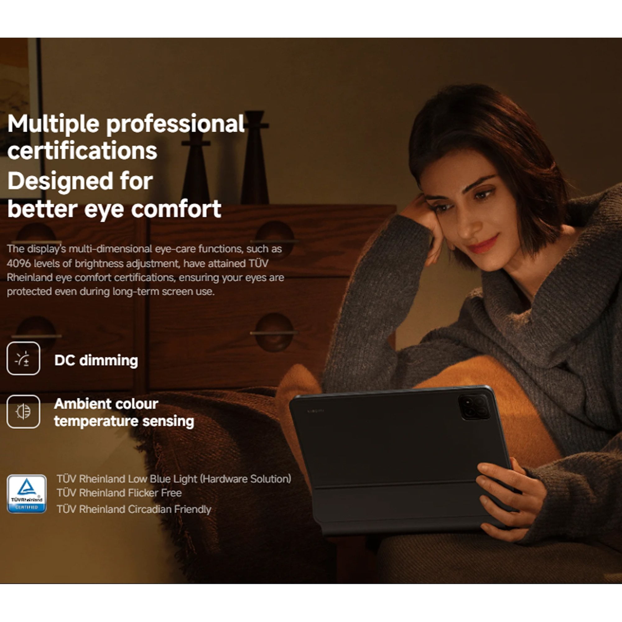 XIAOMI Pad 7 Pro Ai WiFi Version Global No Calls or Text 11.2 inches 3.2K 144Hz 8850mAh Bluetooth 5.4 Four Speakers 50 Mp Cam Model 24091RPADG Gray, 256GB + 8GB