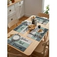 thumbnail image 4 of Christmas Placemats Set of 4, Black and White Buffalo Plaid Placemat for Dining Table Decorations, Cotton Linen Belive Christmas Place Mats, Xmas Table Mats for Kitchen Dinner Holiday Party Decor Gift, 4 of 5