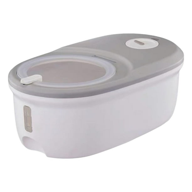 Kitchen Rice Dispenser with Lid with Measuring Cup Large Capacity