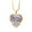 Pink, variant on PPgejGEK Pendant Necklace Stainless Steel Necklace Sister Heart Peach Heart Alloy Pendant Jewelry Heart for Valentine's Day Mother's Day Christmas Birthday Gifts up to 45% off