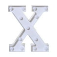 thumbnail image 7 of COFEST Home Decor,Alphabet Led Letter Lights Light Up White Plastic Letters Standing Hanging A-M & W, 7 of 7