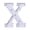 X, variant on Zeceouar Alphabet LED Letter Lights Light Up White Plastic Letters Standing Hanging A-M &