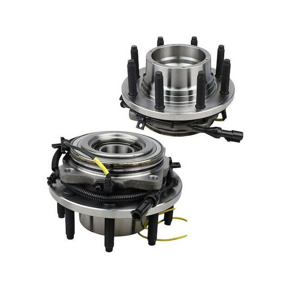 Front Wheel Hub Assembly Set - Compatible with 2005 - 2010 Ford F-250 Super Duty 2006 2007 2008 2009