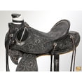 thumbnail image 2 of 16 In Hilason Western Horse Wade Saddle American Leather Ranch Roping Antique Black, 2 of 8