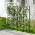 thumbnail image 2 of Patiojoy Metal Garden Trellis for Climbing Plants 6 Pack Fence Trellis Panels 87�� Tall Retro Style Cucumber Trellis, 2 of 7