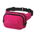 thumbnail image 2 of Disketp Rose Red Glitter Riñonera de Doble Capa, Bolsa de Cintura Ajustable para Viajes, Correr y Senderismo, Riñonera Ligera para Hombre y Mujer, 2 of 9