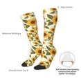 thumbnail image 6 of Fotbe Classical Cute Sunflower print Women's Men's Novelty Crew Socks Cotton Socks Knee High Socks for Walking,Running,Nurses,Pregnancy, 6 of 8