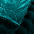 thumbnail image 4 of Home Soft Things Bubble Textured Faux Fur Throw Blanket, Cozy & Reversible, 50x60", Teal, 4 of 7