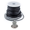 thumbnail image 3 of The Bead Chest 1.5mm Black Flat Leather Cord (75ft), 3 of 4