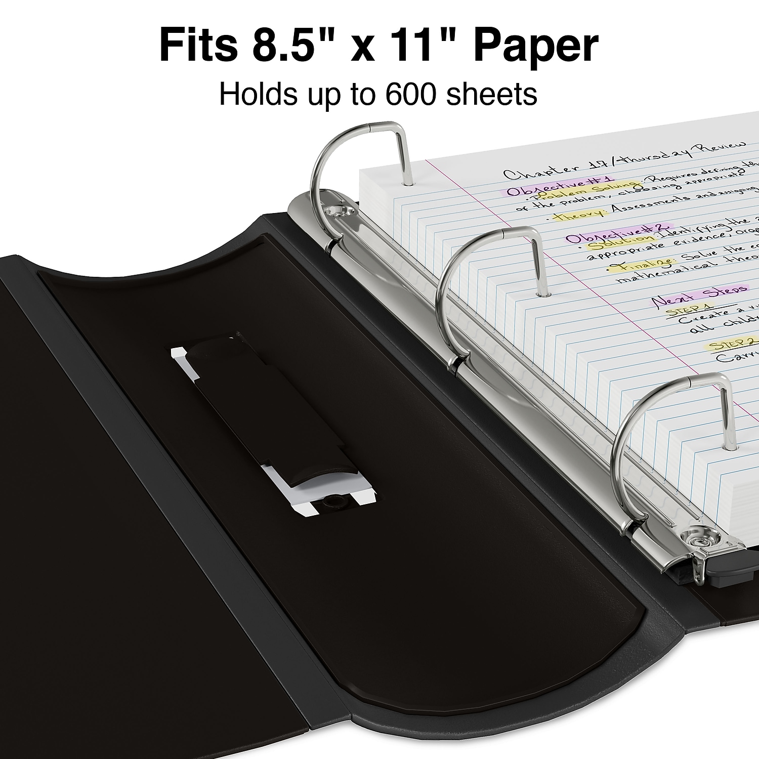 Staples 3" 3-Ring Better Binder Black 12/Pack ST55888-CCVS