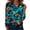 AM27_Cyan, variant on IYYVV Womens Halloween Shirts Long Sleeve Crewneck Casual Dressy Tops Funny Ghost Pumpkin Graphic Halloween Fall Fashion Top Beige 3XL