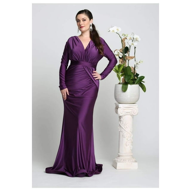 Robe de Soirée Élégante à Manches Longues