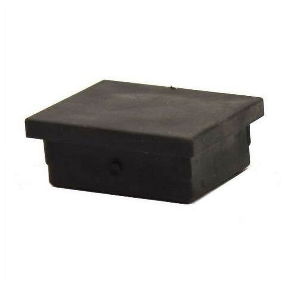 Ranger Boat Lock Rail Plug 7101512  | 1 3/4 X 1 3/4 Inch Black Rubber