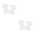 thumbnail image 4 of Seitruly Women Underarm Armpit Vest Top Sweat   Absorbing Shirt Pad Sweat 2piezas Blanco METRO, 4 of 6