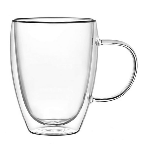 Juego de tazas Top Choice Vidrio Doble Pared 400 mililitros