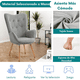 thumbnail image 3 of Silla Sillón Sofá individual Moderno Cómodo, Gris FurnitureR  Moderno, 3 of 7