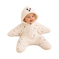 thumbnail image 2 of Dakiuu Halloween Star Shape Baby Swaddle Sack Zipper Wearable Sleep Blanket For Newborn Infant Baby Boys Girls Outfit 0‑3 Months One Size, 2 of 6