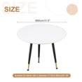 thumbnail image 2 of Round Table Cover, Round Fitted Tablecloth with Elastic Edge Picnic Table Cloth for Patio Dining Camping Outdoor Fits 28"-35", White, 2 of 6