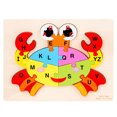 thumbnail image 2 of Gwong Juguete Caballo de madera Conejo Conejo Dog Letra Jigsaw Puzzle Block Niños Niños Juguete Gwong 30005269, 2 of 7