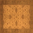 thumbnail image 1 of Ahgly Company Indoor Square Oriental Orange Industrial Area Rugs, 8' Square, 1 of 4