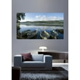 thumbnail image 2 of Wallhogs Serene Lake Poster Wall Mural, 2 of 2