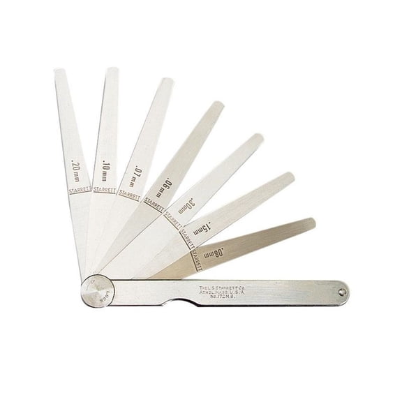 Starrett Metric Feeler Gauge Set