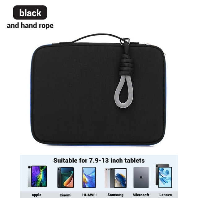 Tablet iPad Case Cover Laptop Sleeve Bag Notebook Pouch 11 14 16 Inch Shockproof Protective Tablet Accessories Kindle Xiaomi Black 16 Inch