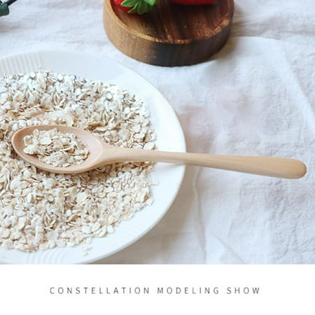 

Wooden Spoon Bamboo Kitchen Cooking Utensil Tool Soup Teaspoon Catering