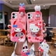 thumbnail image 2 of Funda de teléfono con soporte de melodía de Hello Kitty, estéreo 3D de silicona para iphone Xr Xs 11 12 13 14 15 Pro Max, 2 of 4