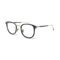 thumbnail image 1 of JOHN VARVATOS Montures de Lunettes pour Hommes V410 Fumée Acétate Argent Rond 49mm, 1 of 4