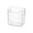transparent, variant on Refrigerator Door Storage Bin, Clear Fridge Organizer for Side Door Shelves, Space Saving Plastic Food Storage Container for Vegetables, Drinks & Condiments