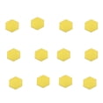thumbnail image 1 of Naiovety 12 unids/set 3D espejo hexagonal extraíble etiqueta de la pared calcomanía decoración del hogar arte DIY - negro - 100x85x50mm Decoración del hogar Oro 100x85x50mm, 1 of 6