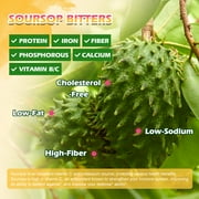 Soursop Bitter Liquid Drops,With Balckseed oil, Elderberry,Sea Moss,Soursop Graviola Guanabana Drop 2 Fl Oz