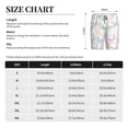 thumbnail image 4 of Kdxio Colorful Butterfly Print Mens Sleep Shorts Bottoms Soft Comfy Pajama Wear Pants with Drawstring Pockets, 4 of 7