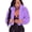 Purple, variant on LEAVINGSUO Fall Winter Clearance Cardigans for Women Plus Sizes Women Coat Fluffys Fleece Turn-down Collar Faux s Top Short Loose Coat