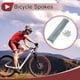 thumbnail image 2 of 36 Set de Radios de Bicicleta 12G 221mm Radios de Rueda de Bicicleta Acero Galvanizado Tono Plateado, 2 of 7