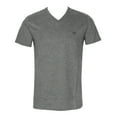thumbnail image 3 of Lacoste Men's Cotton Monochromatic Logo V Neck Athletic T-Shirt Ocean Blue S, 3 of 5