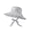 White, variant on Wide Brim Sun Hat for Women, Foldable Polka Dot Bucket Hat with Bow Knot Tie, UV Protection Beach Fisherman Cap for Summer.