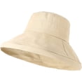 thumbnail image 6 of CoCopeaunts Classic Wide Brim Bucket Hat Women Summer Outdoor Travel Fisherman Hat Ladies Casual Sun Protection Beach Hats, 6 of 8