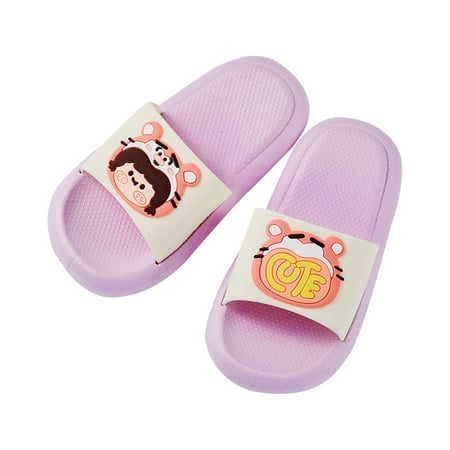 

Binmer Toddler Baby Sandals Cartoon Animal Soft And Non-Slip Kids Home Slipper Children S Shose